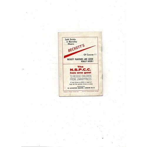 Barnsley Official Football Handbook 1969/70