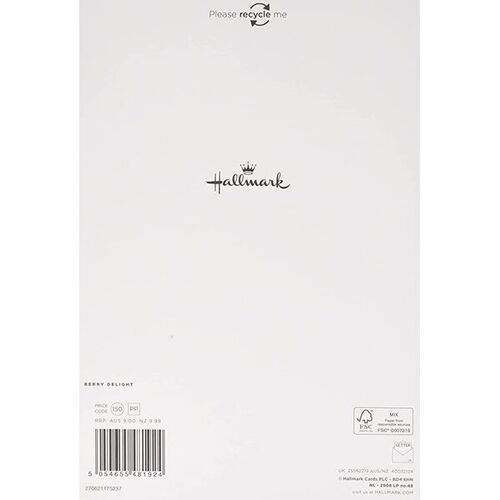 Hallmark Christmas Card for Both of You - Contemporary Design with Keepsake Element