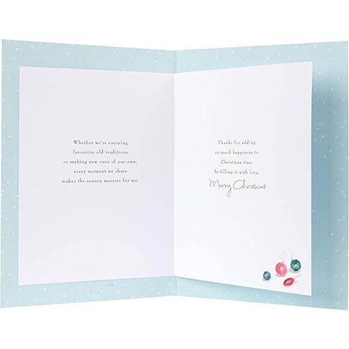 Hallmark Christmas Card for Wife - Classic Illustrated Lucy Cromwell Design