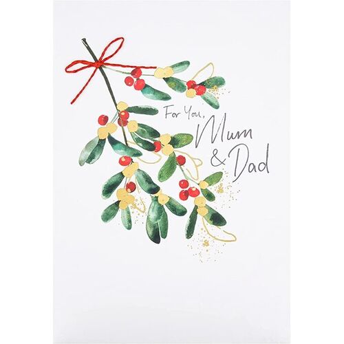 Hallmark Christmas Card for You Mum & Dad