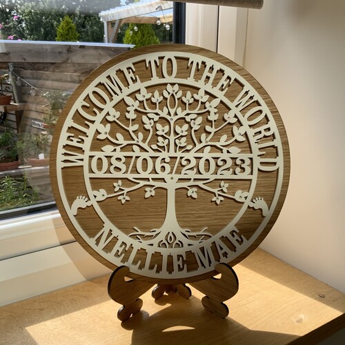 ‘’Welcome to the World’’ Tree of Life Monogram