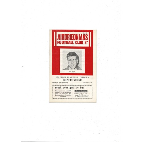 Airdrie Football Programmes