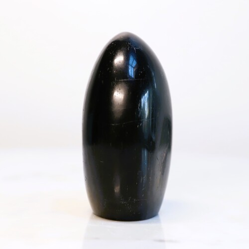 Polished Black Tourmaline freeform