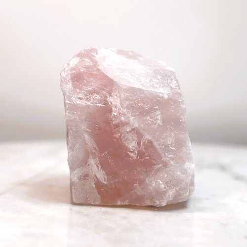 Natural Raw Rose Quartz free form