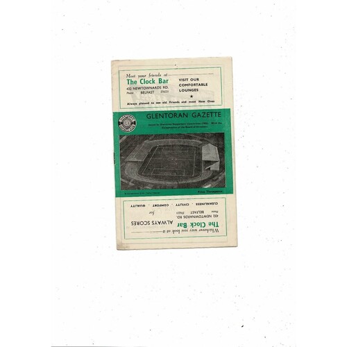 Irish 1950's & 1960's Football Programmes