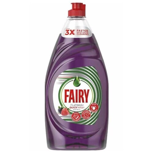 Fairy Platinum Quick Wash Up Liquid Wild Berry 820ml