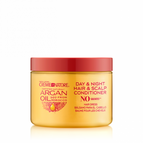 Creme of Nature Argan Oil Day & Night Hair & Scalp Conditioner Hair Dress 4oz