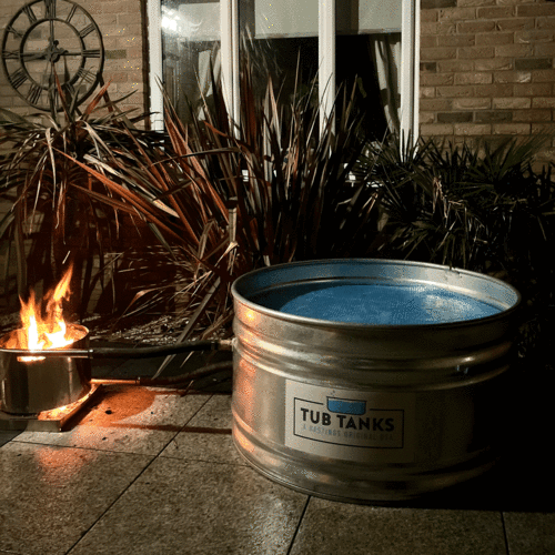 6ft Oval Wood Fired Coil Heater Kit Tub Tanks Ice Baths Cold Water