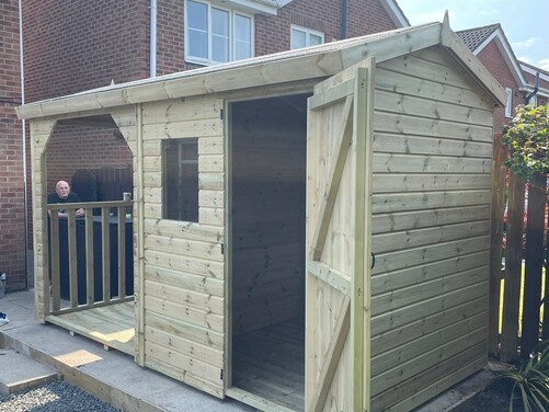 #A037 12x6 Apex Shed with Open Area