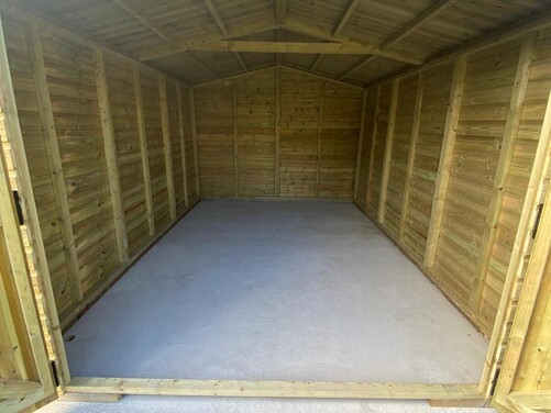 #A056 14x10 Apex Shed Garage