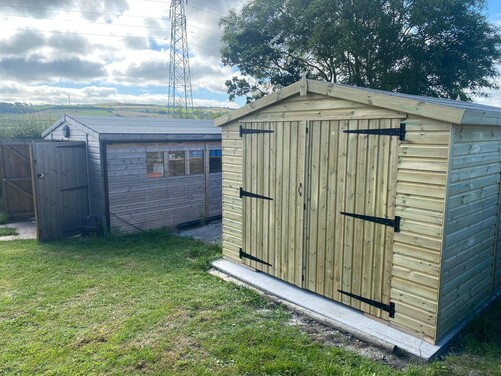 #A056 14x10 Apex Shed Garage