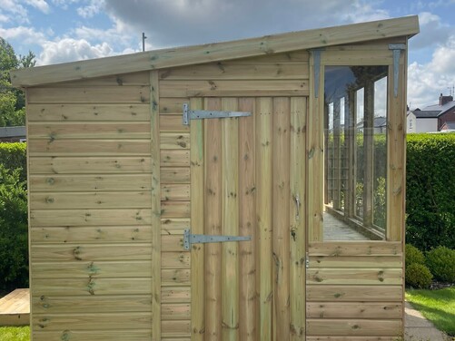 #P002 8x8 Potting Shed