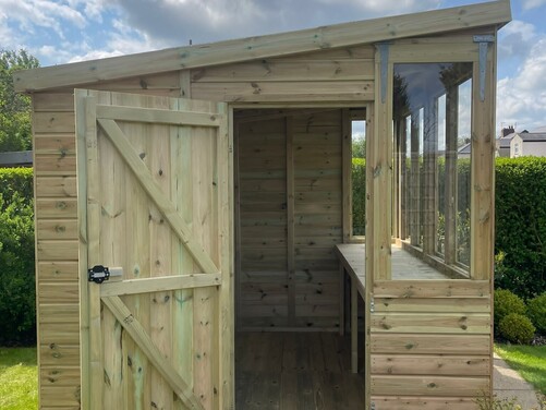 #P002 8x8 Potting Shed