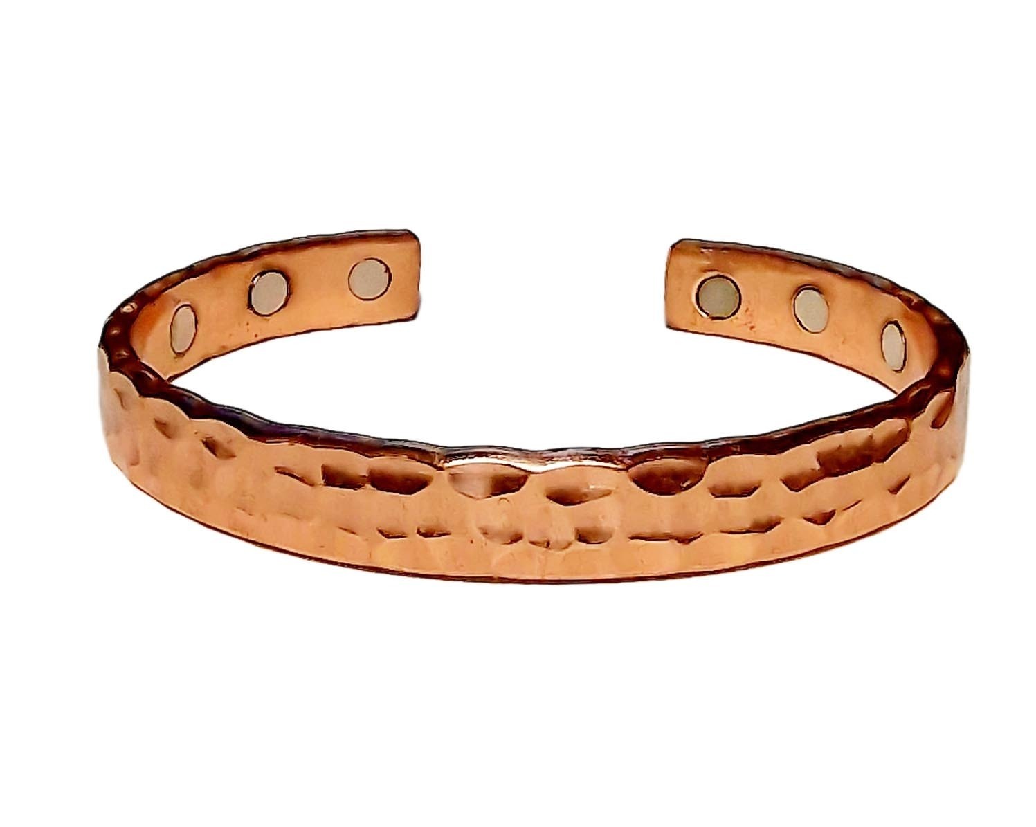 Hammered Design Copper Bracelet UK