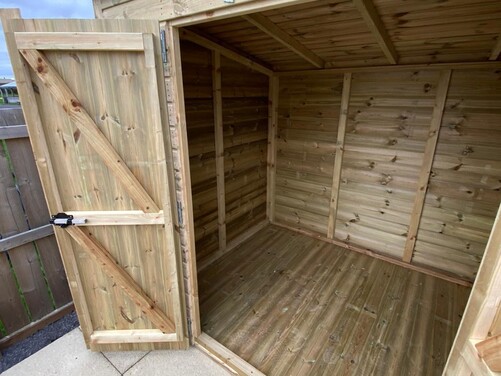 #P004 8x6 Pent Storage Shed