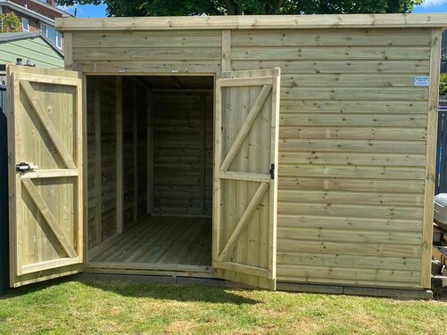 #P011 11x9 Pent Shed