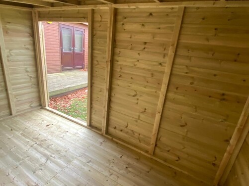 #P012 12x10 Pent Shed