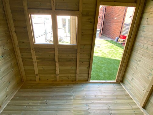 #P063 9x8 Pent Shed