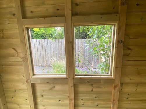 #P016 7x5 Pent Shed