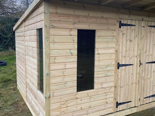 #P023 14x10 Pent Shed