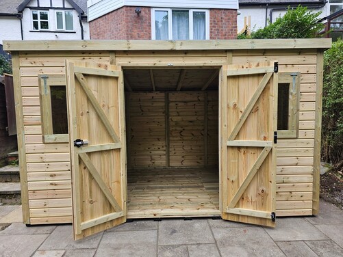 #P029 12x8 Pent Shed