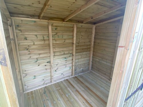 #P040 8x6 Pent Shed