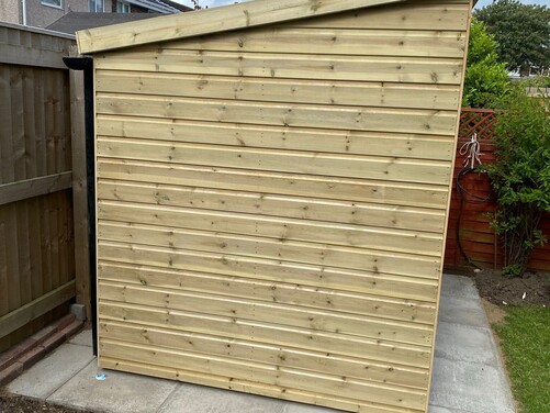 #P040 8x6 Pent Shed