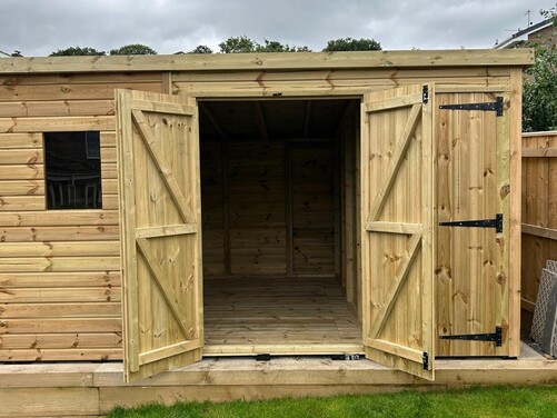 #P043 16x10 Pent Shed