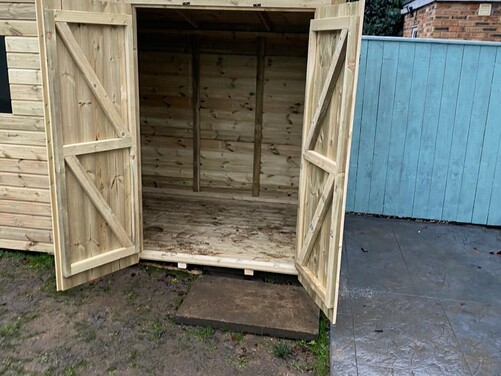 #P048 14x6 Pent Shed