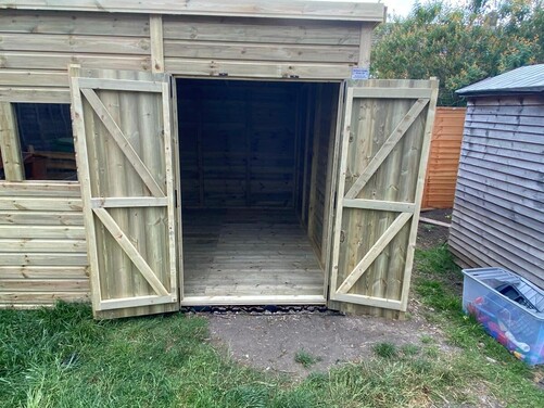 #P053 16x10 Pent Shed