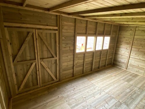 #P053 16x10 Pent Shed