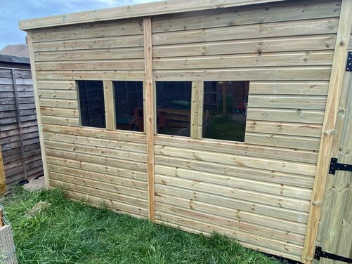 #P053 16x10 Pent Shed