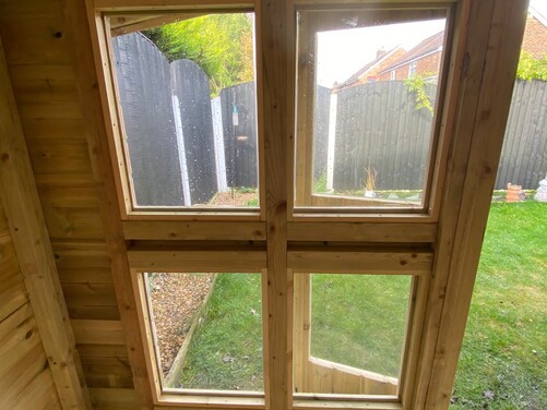#SHA034 18x8 Apex Summer House Combi