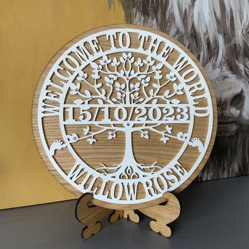 ‘’Welcome to the World’’ Tree of Life Monogram