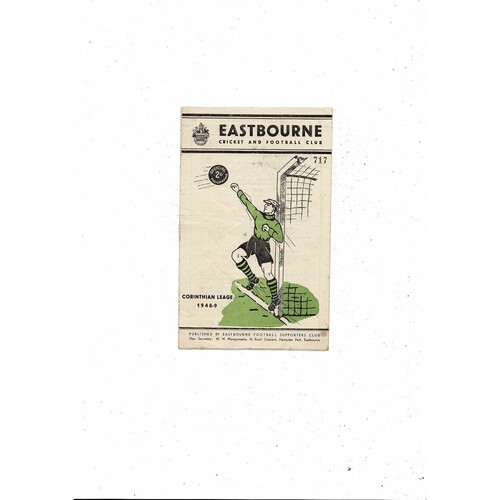 Eastbourne Football Programmes