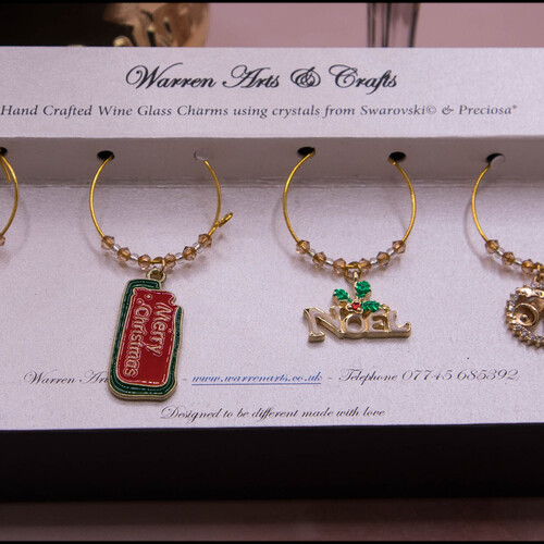 Christmas Wine Glass Charms