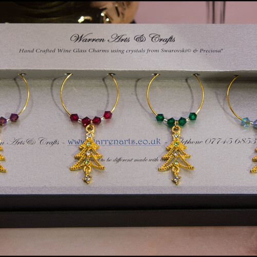 Christmas Wine Glass Charms