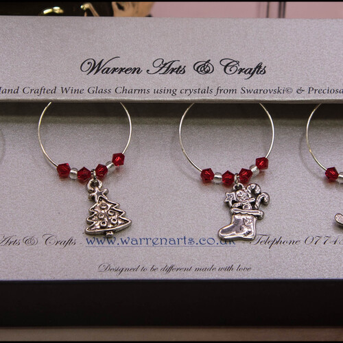 Christmas Wine Glass Charms