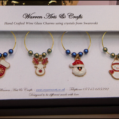 Christmas Wine Glass Charms