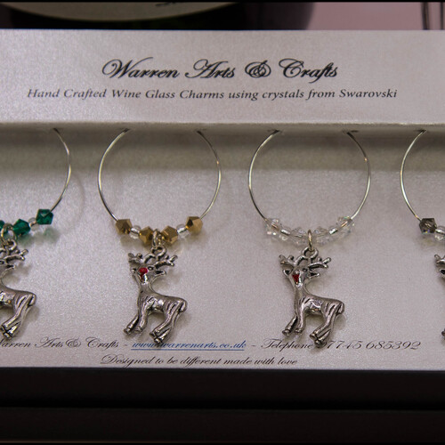 Christmas Wine Glass Charms