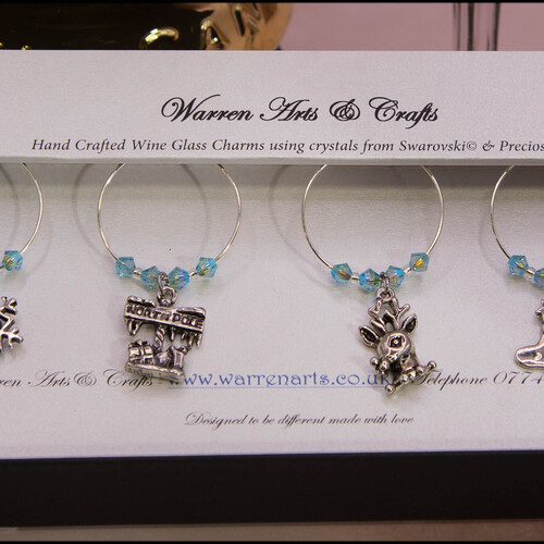 Christmas Wine Glass Charms
