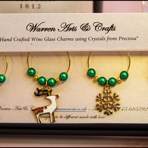 Christmas Wine Glass Charms
