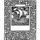 Framed Ship Rubber Stamp (Available in 3 sizes) from £6.89