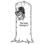 Owl in Tree Rubber Stamp (Available in 3 sizes)