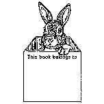 Rabbit Rubber Stamp