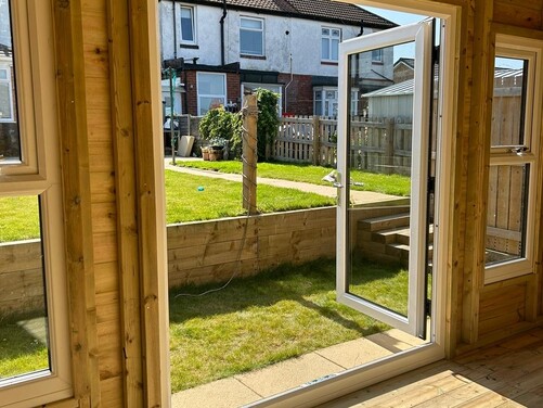 #PVC032 14x8 Pent Summer House