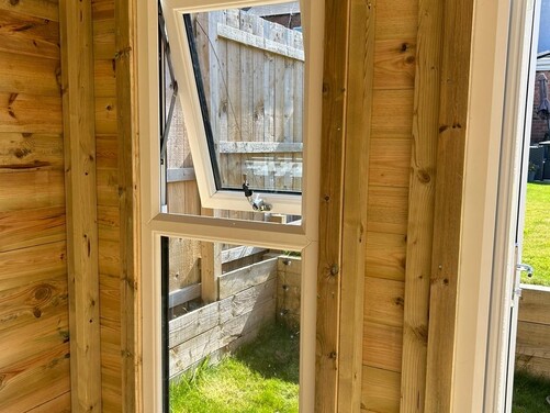 #PVC032 14x8 Pent Summer House