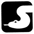 Snake (Block) Rubber Stamp