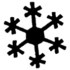 Snowflake Rubber Stamp