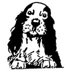 Spaniel Rubber Stamp